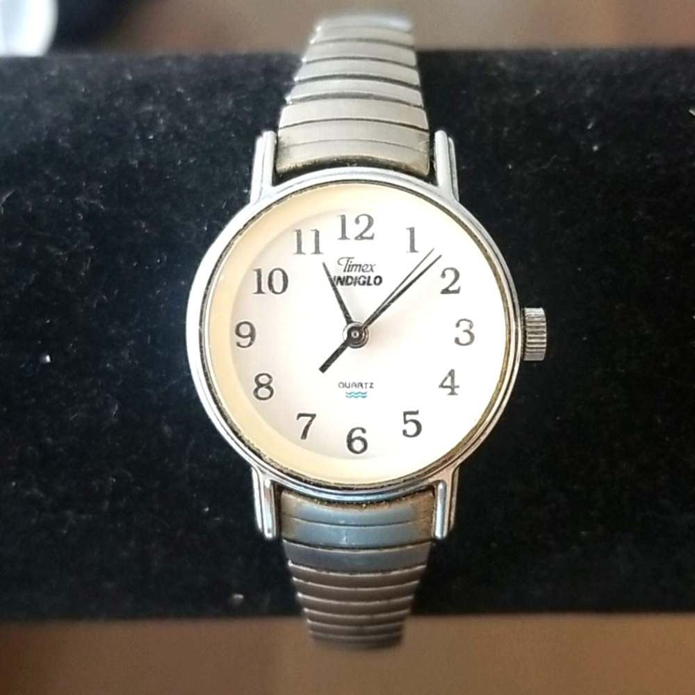 TIMEX INDIGLO Womens Watch With Stretch Band